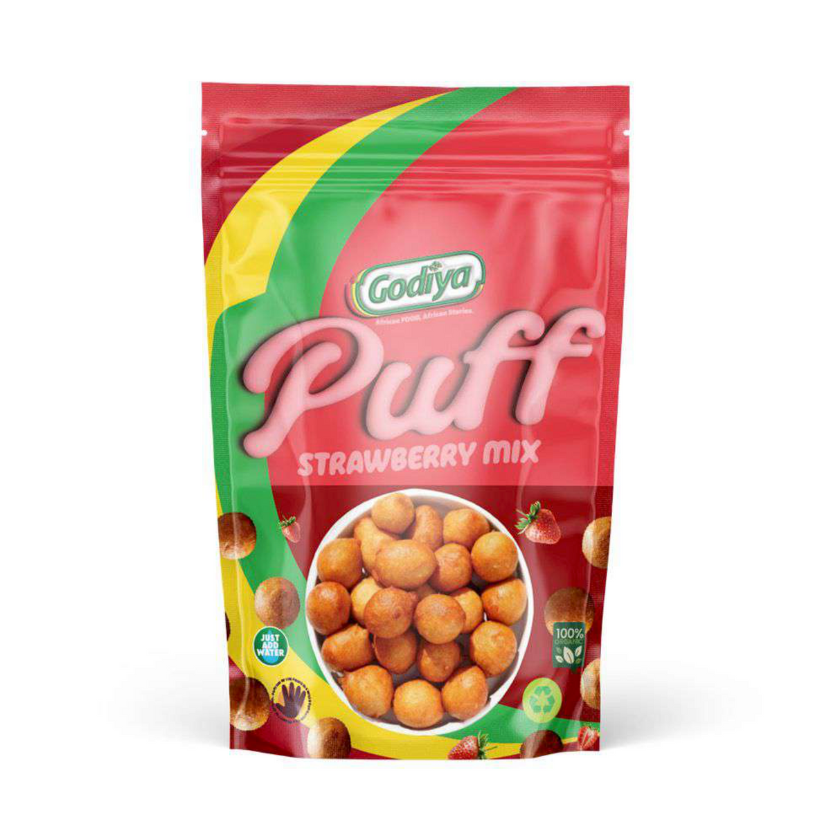 Godiya Strawberry Puff Mixture